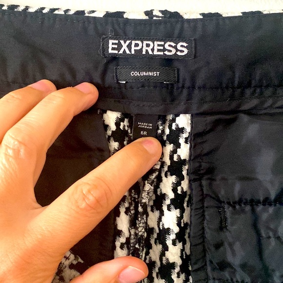 Express Houndstooth (Columnist) Pant 6R - Picture 4 of 6